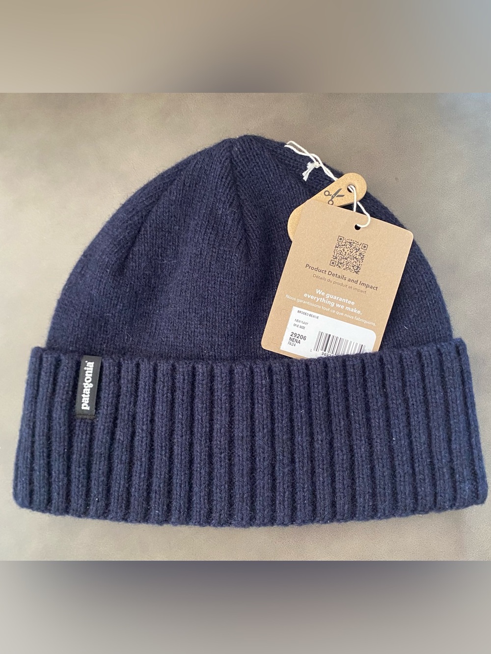Patagonia New Navy Brodeo Beanie